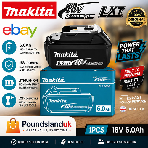 Genuine makita 18v - genuine, 6.0ah